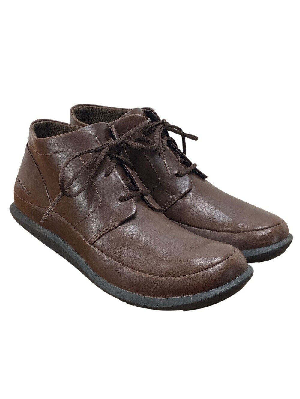Merrel Quest Vale Brown Leather Lace Up Comfort Ankle Boots Women's Size 8.5